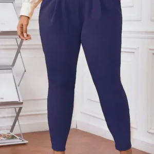 Pantaloni dama marimi mari cu lant 6237